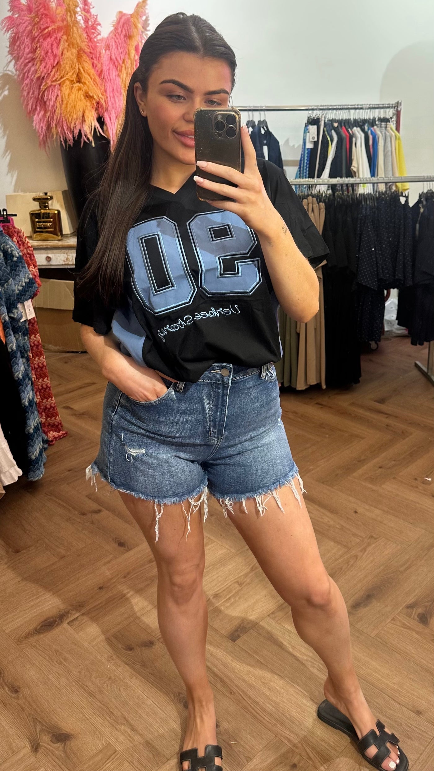 DENIM JERSEY BLACK